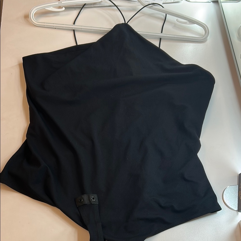 H&M Black Strappy Top